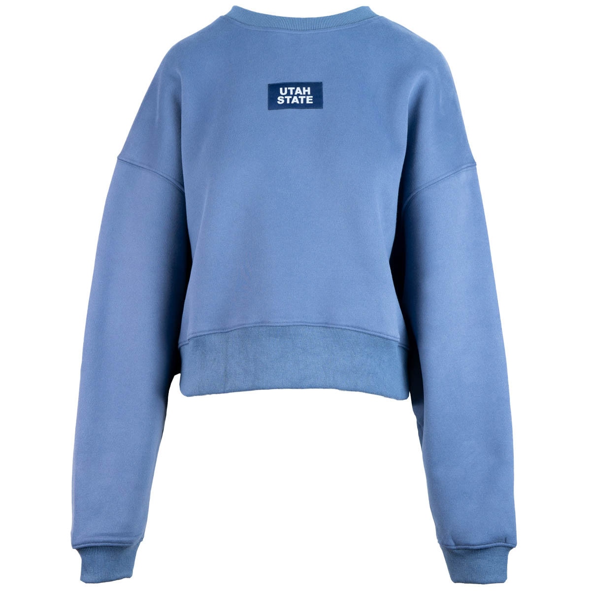 Women's utah state tag light blue crew sweatshirt